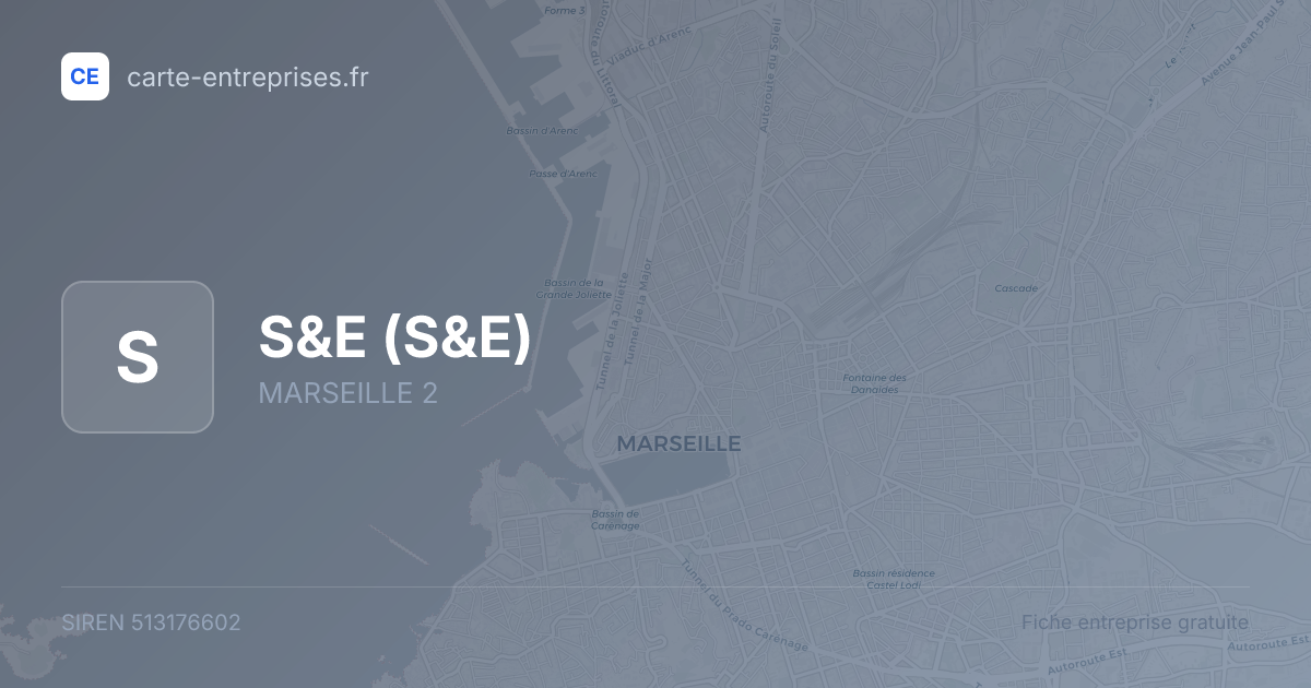 S&E — 513176602 — fiche entreprise