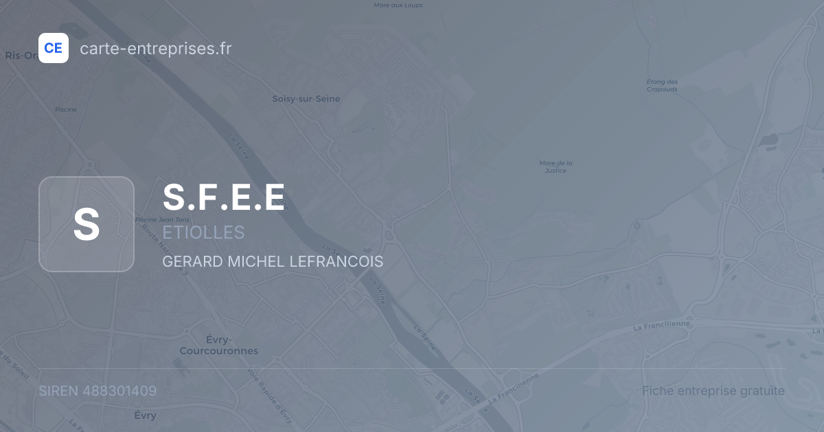 S.F.E.E — 488301409 — fiche entreprise