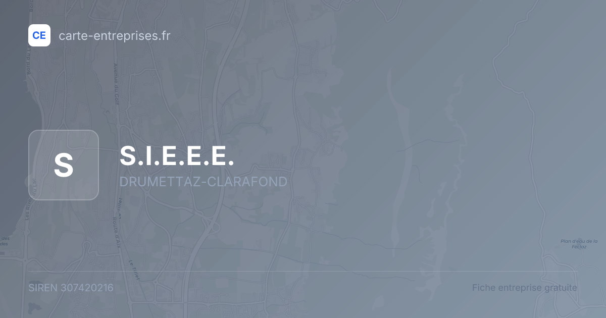 S.I.E.E.E. — 307420216 — fiche entreprise