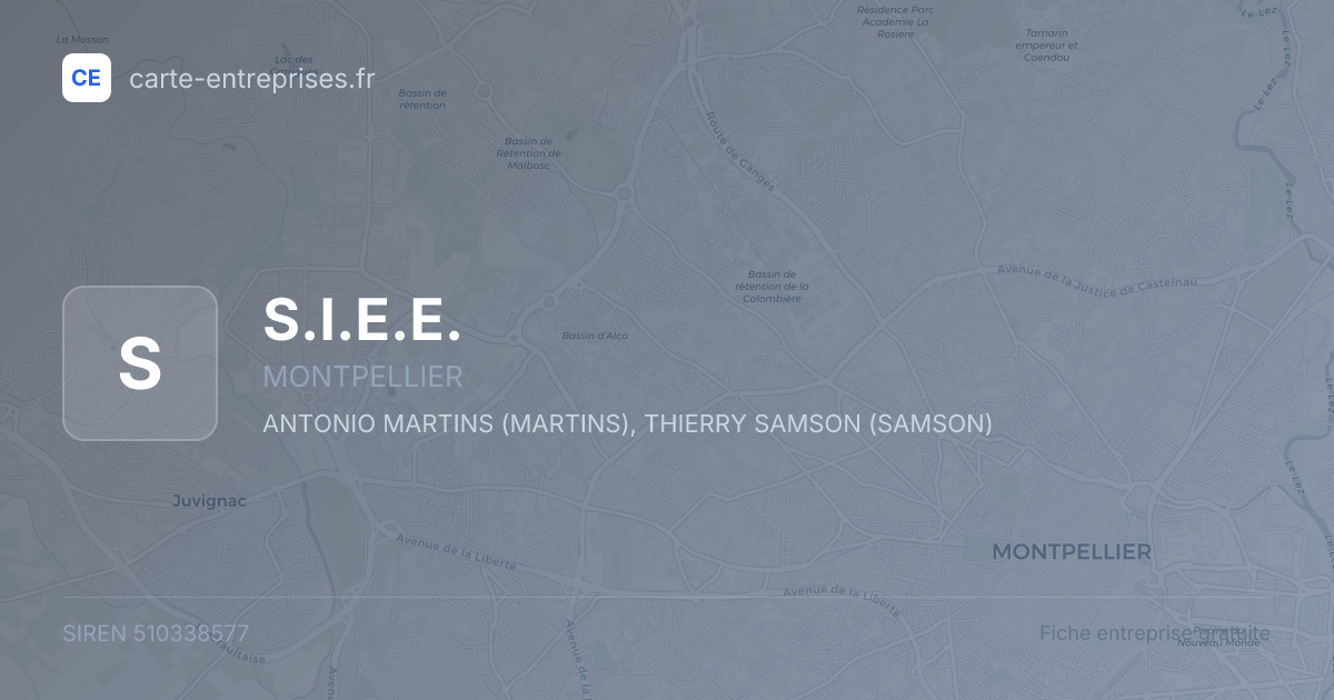 S.I.E.E. — 510338577 — fiche entreprise