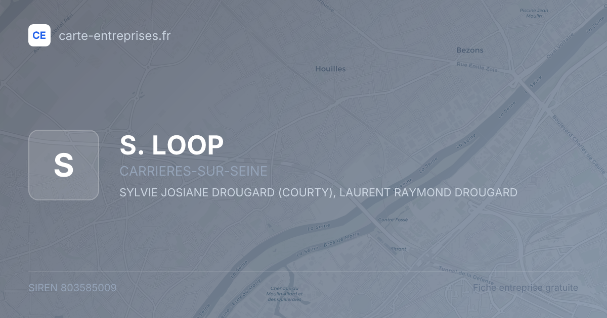 S. LOOP — 803585009 — fiche entreprise