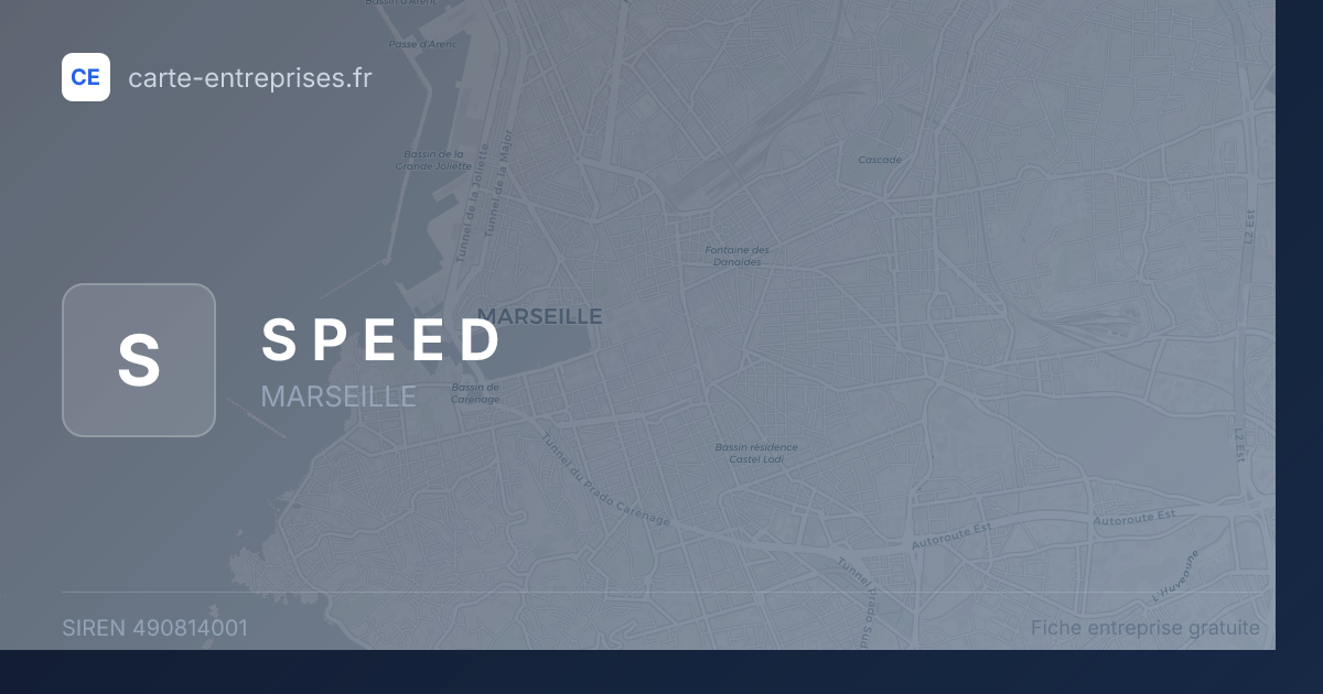 S P E E D — 490814001 — fiche entreprise