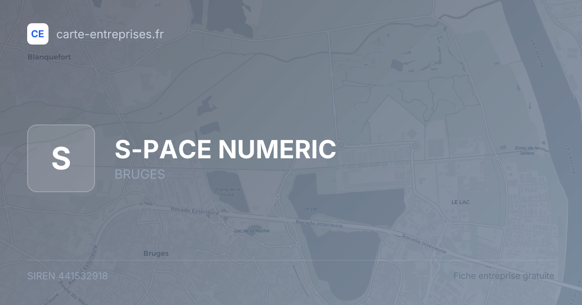 S-PACE NUMERIC — 441532918 — fiche entreprise