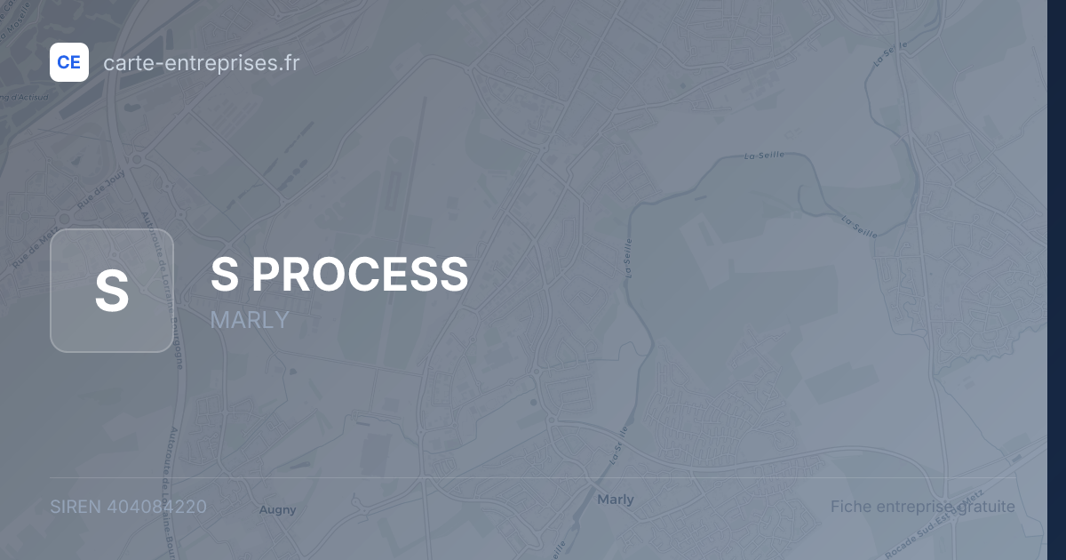 S PROCESS — 404084220 — fiche entreprise
