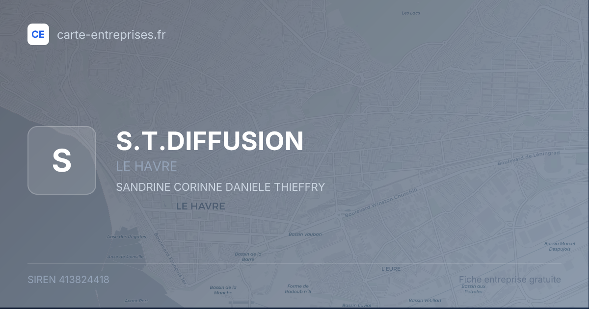 S.T.DIFFUSION — 413824418 — fiche entreprise