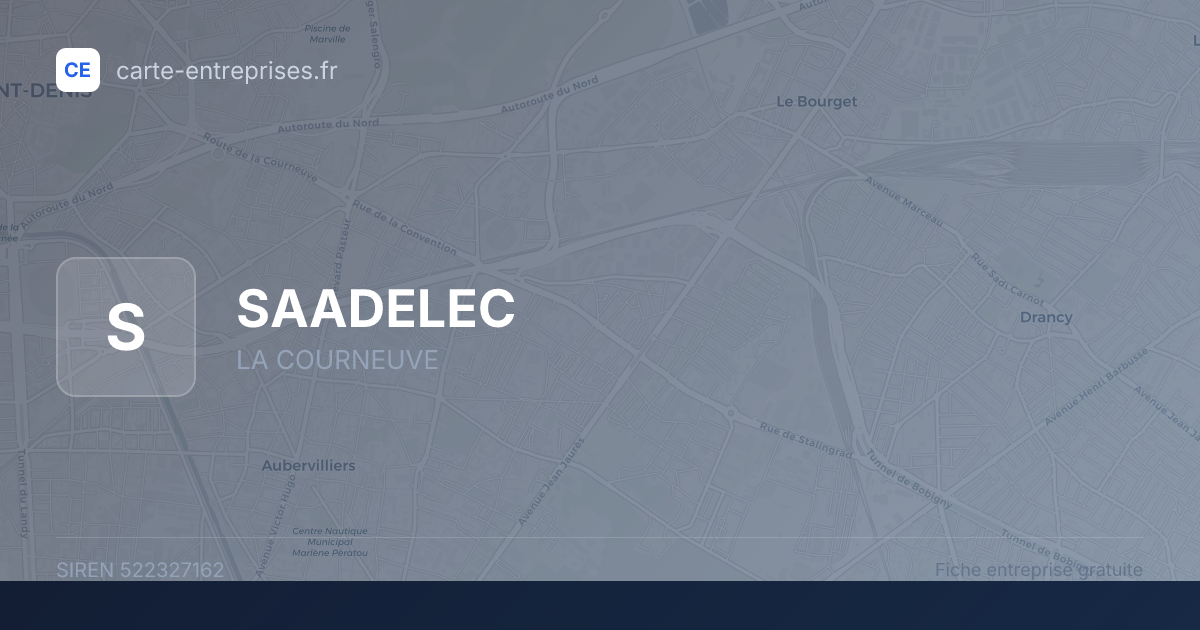 SAADELEC — 522327162 — fiche entreprise
