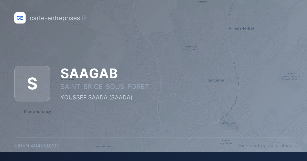 SAAGAB — 494660293 — fiche entreprise