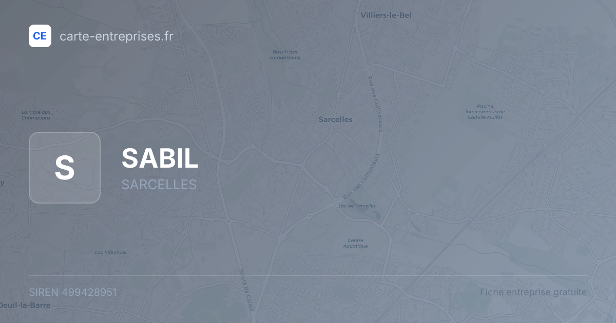 SABIL — 499428951 — fiche entreprise