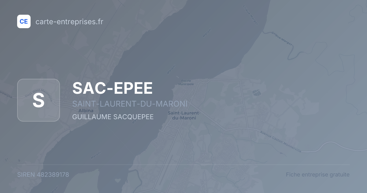 SAC-EPEE — 482389178 — fiche entreprise