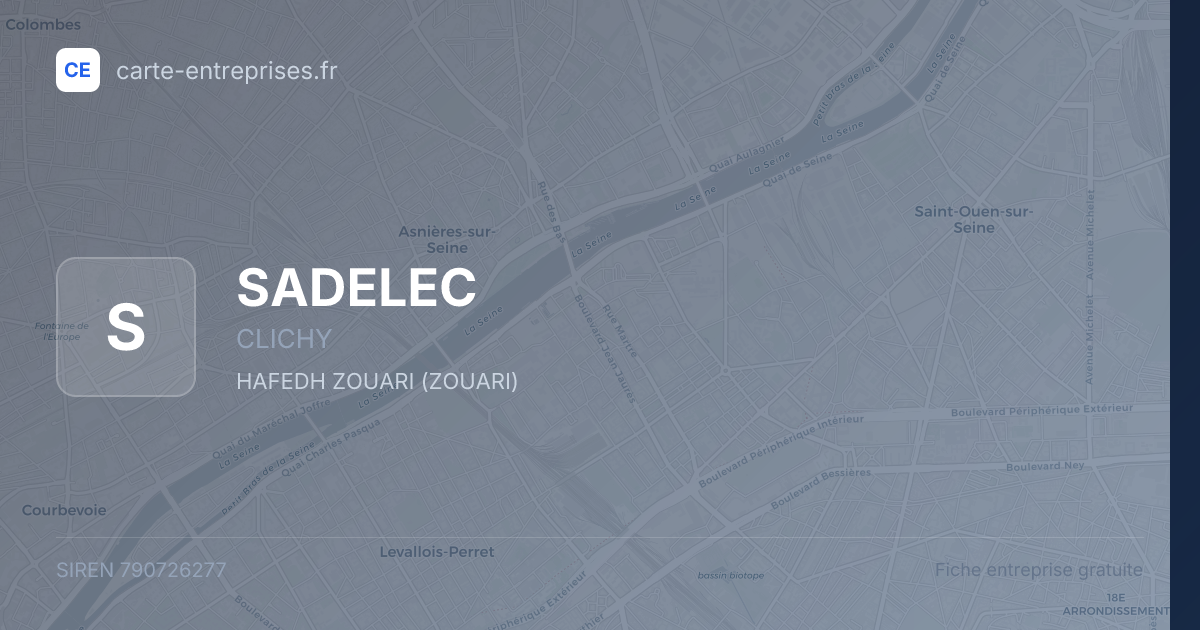 SADELEC — 790726277 — fiche entreprise
