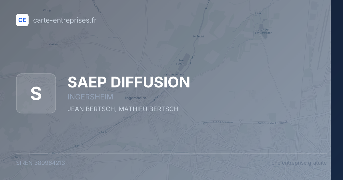 SAEP DIFFUSION — 380964213 — fiche entreprise