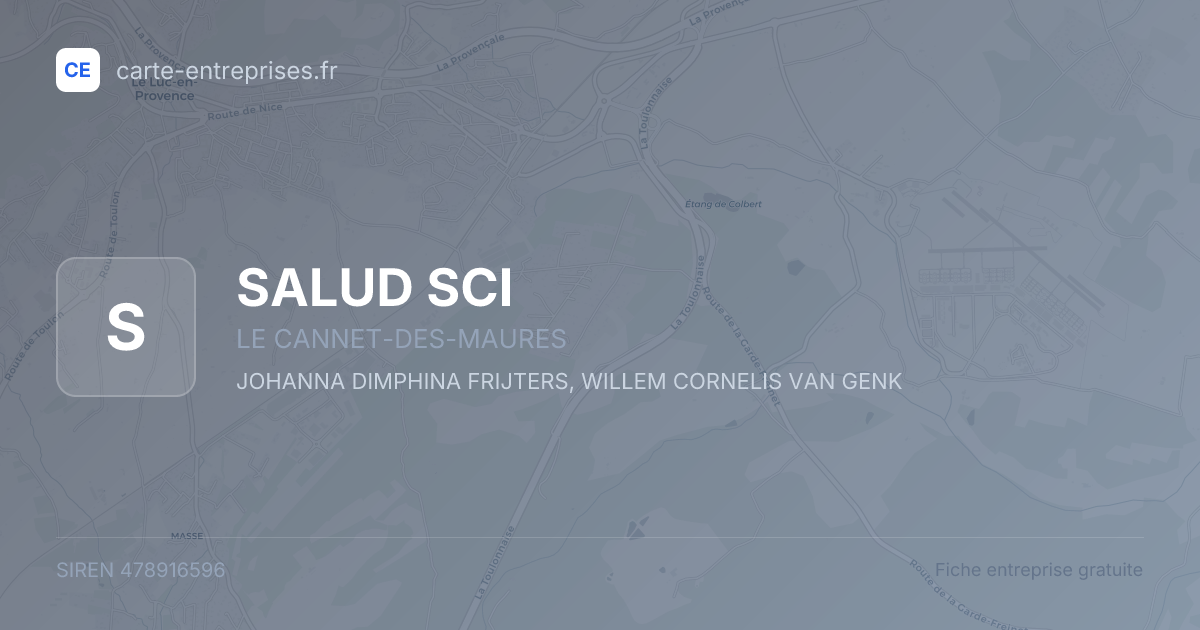 SALUD SCI — 478916596 — fiche entreprise