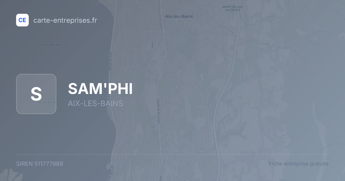 SAM'PHI — 511777989 — fiche entreprise