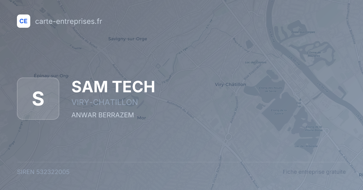 SAM TECH — 532322005 — fiche entreprise