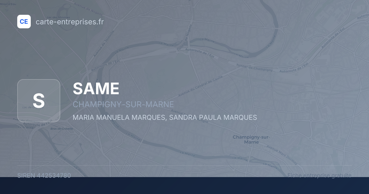 SAME — 442534780 — fiche entreprise