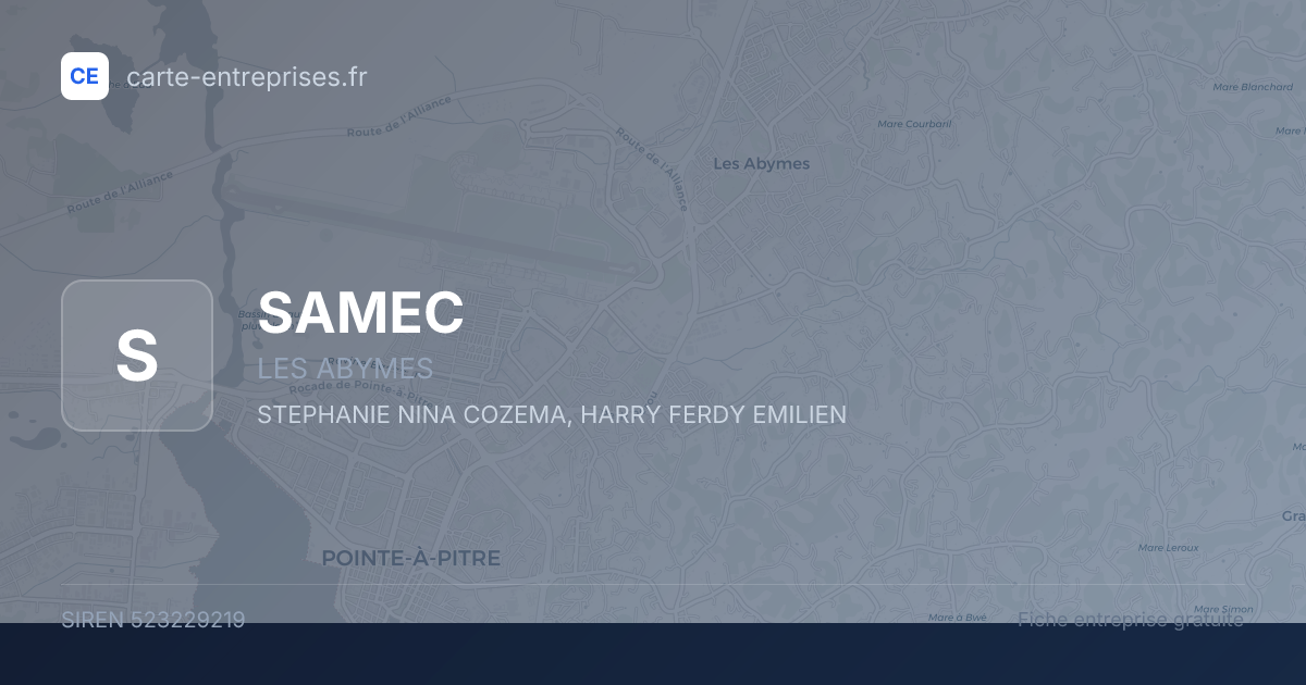 SAMEC — 523229219 — fiche entreprise