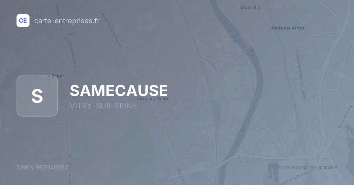SAMECAUSE — 993948892 — fiche entreprise