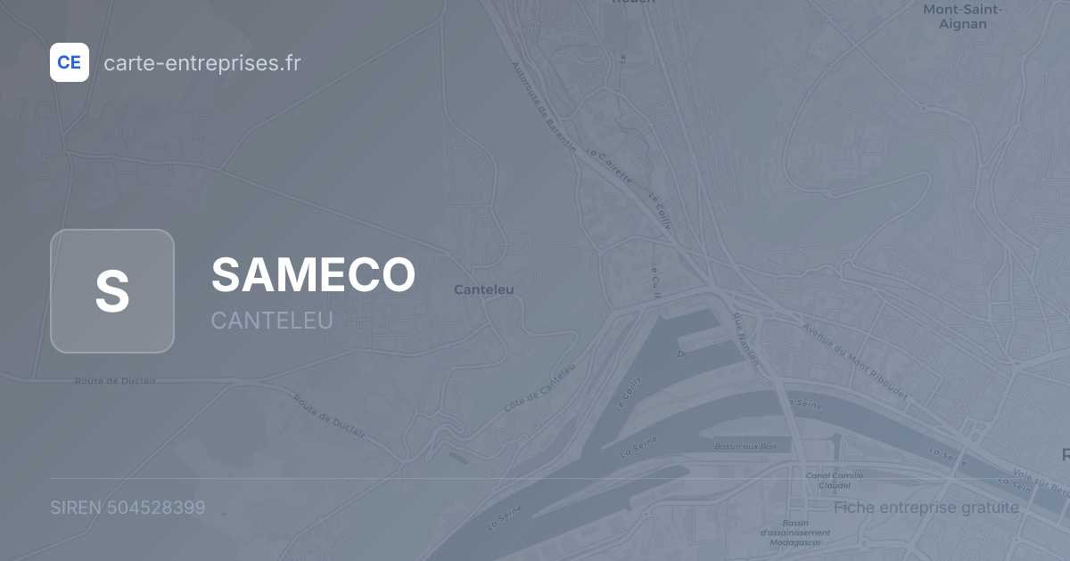 SAMECO — 504528399 — fiche entreprise