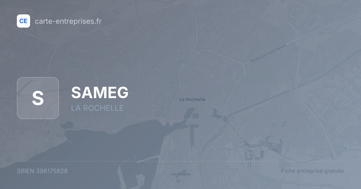 SAMEG — 398175828 — fiche entreprise