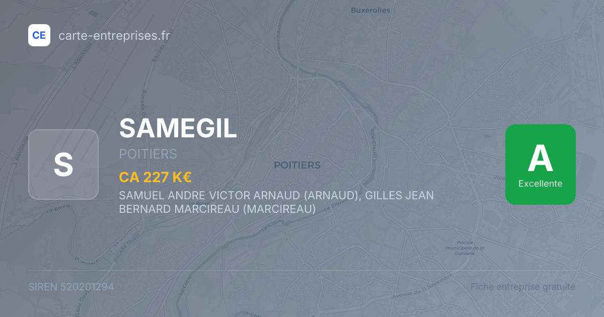 SAMEGIL — 520201294 — fiche entreprise