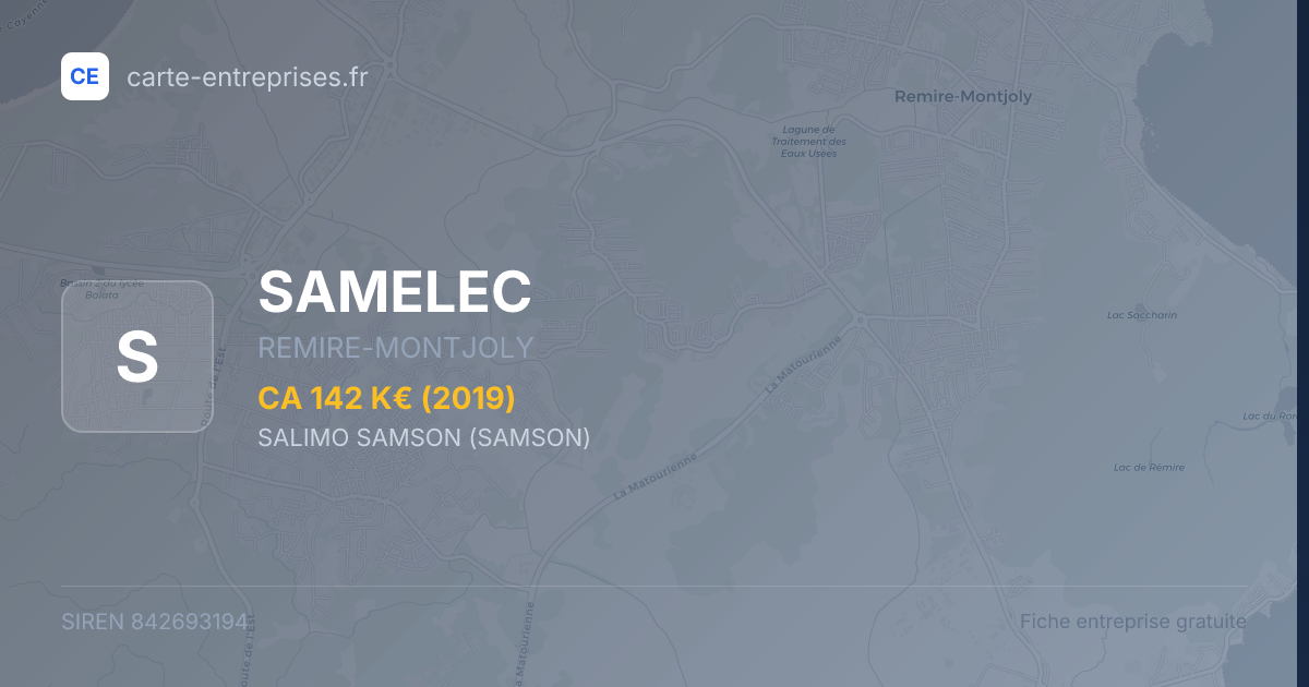 SAMELEC — 842693194 — fiche entreprise