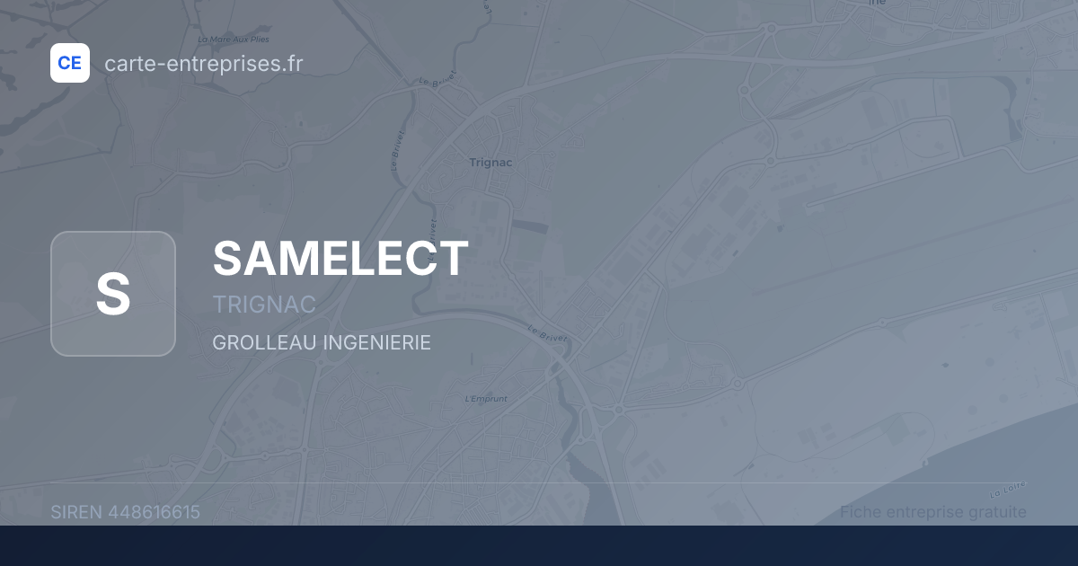 SAMELECT — 448616615 — fiche entreprise