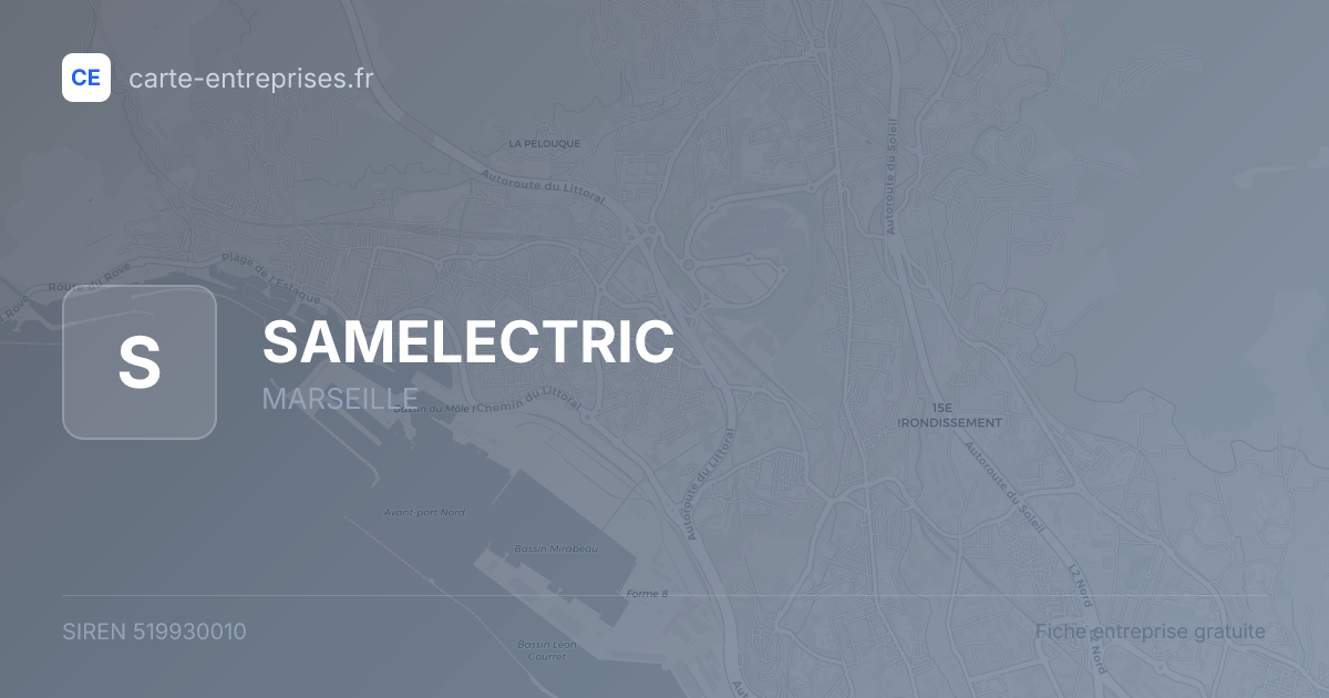 SAMELECTRIC — 519930010 — fiche entreprise