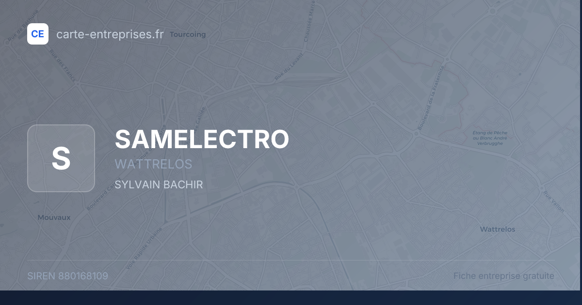 SAMELECTRO — 880168109 — fiche entreprise