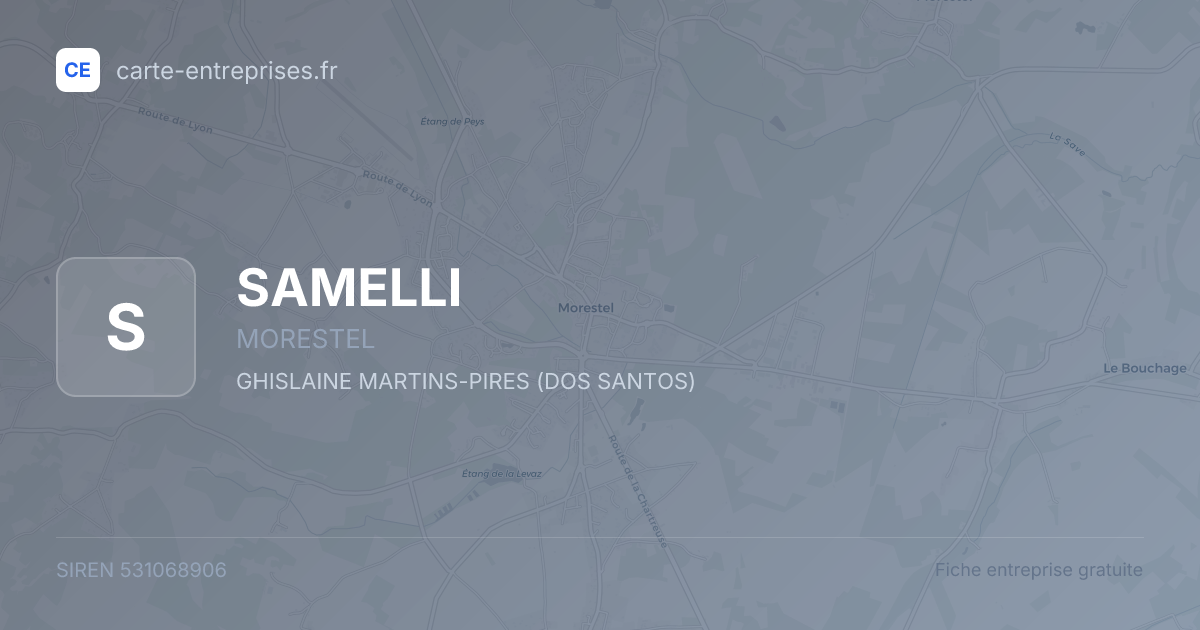 SAMELLI — 531068906 — fiche entreprise