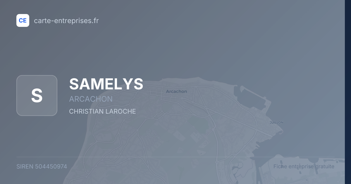 SAMELYS — 504450974 — fiche entreprise