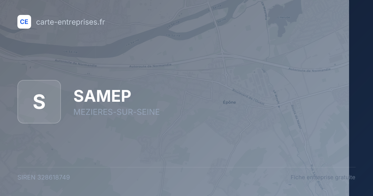 SAMEP — 328618749 — fiche entreprise