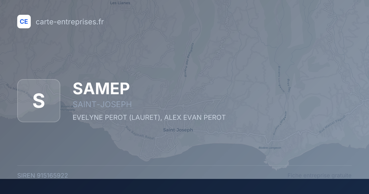 SAMEP — 915165922 — fiche entreprise