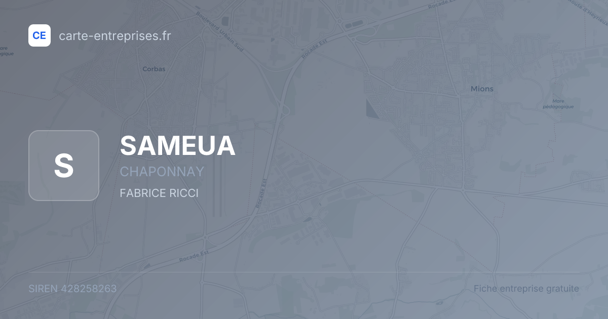 SAMEUA — 428258263 — fiche entreprise