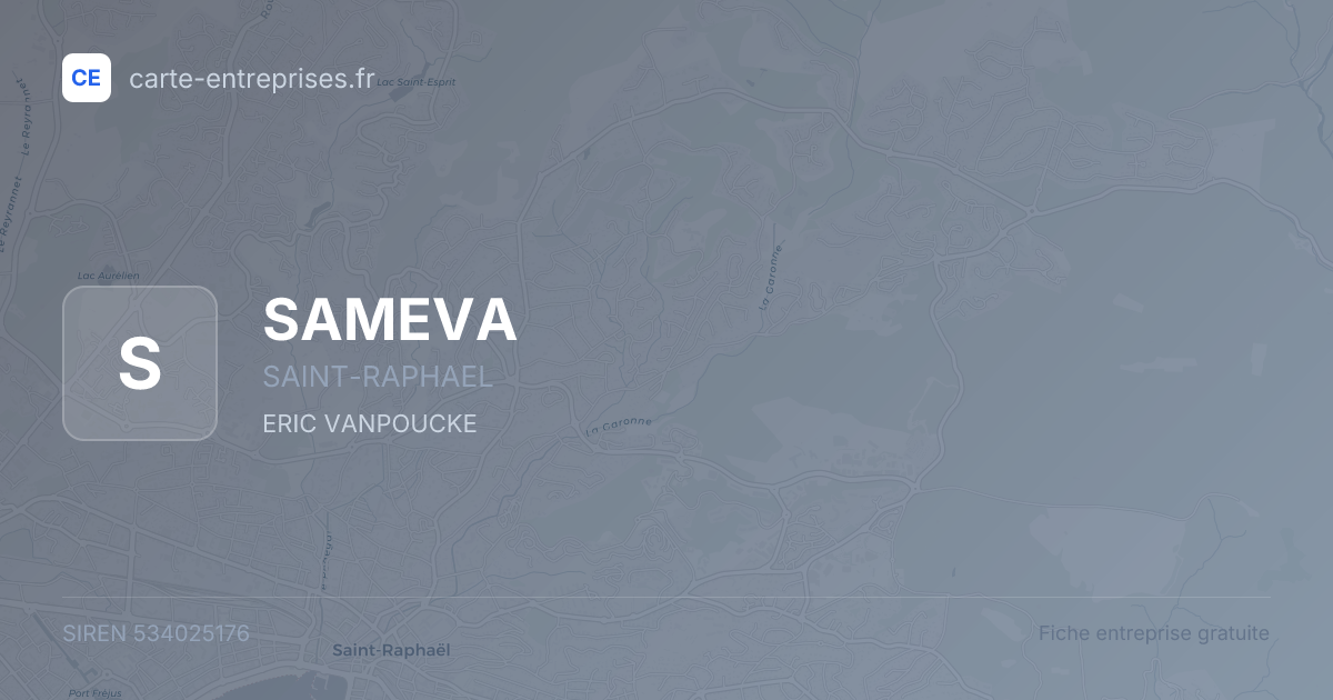 SAMEVA — 534025176 — fiche entreprise