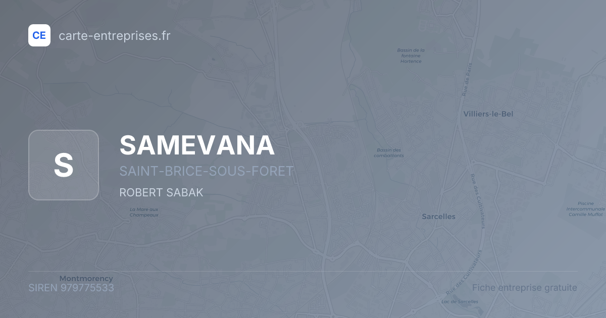 SAMEVANA — 979775533 — fiche entreprise