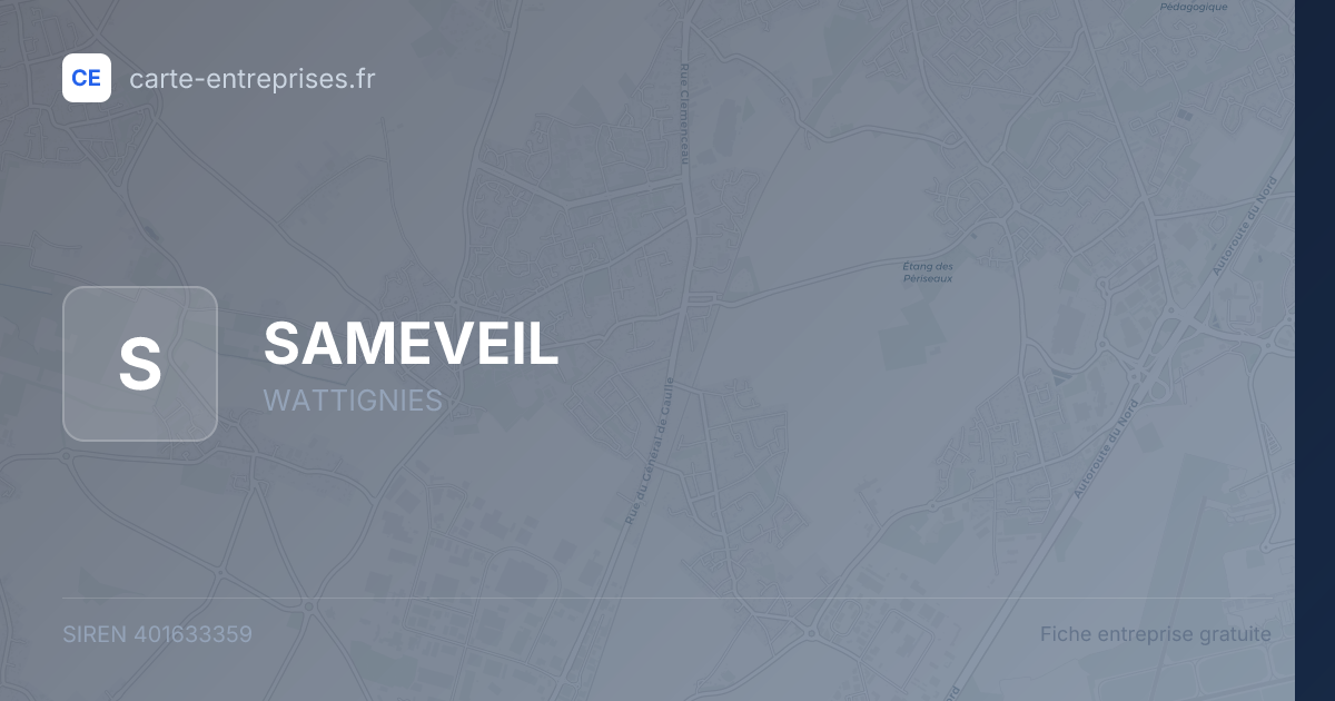 SAMEVEIL — 401633359 — fiche entreprise