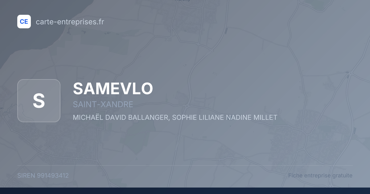 SAMEVLO — 991493412 — fiche entreprise