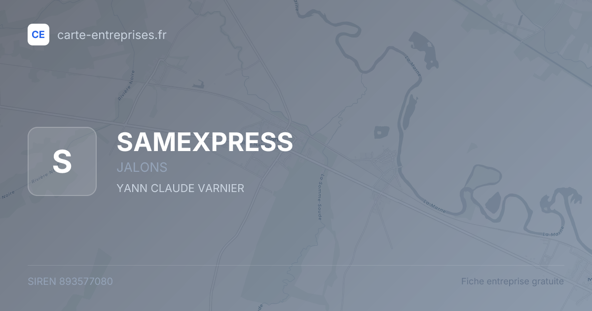 SAMEXPRESS — 893577080 — fiche entreprise