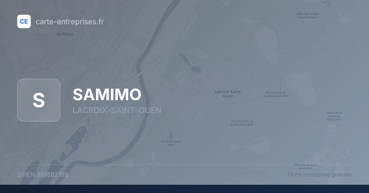 SAMIMO — 351382189 — fiche entreprise