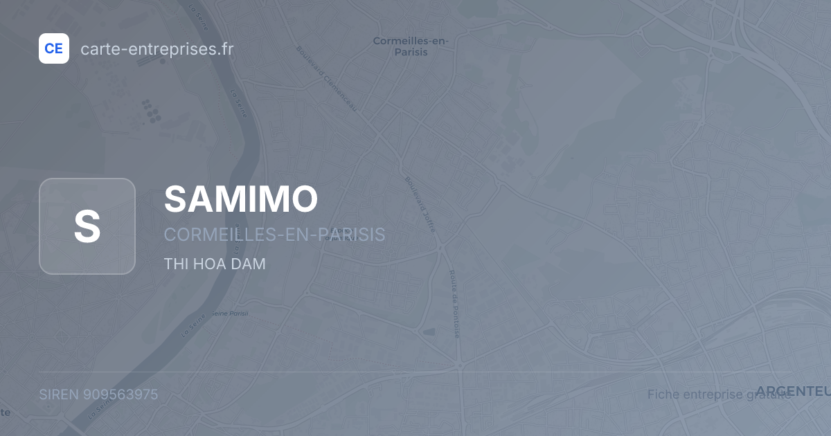 SAMIMO — 909563975 — fiche entreprise