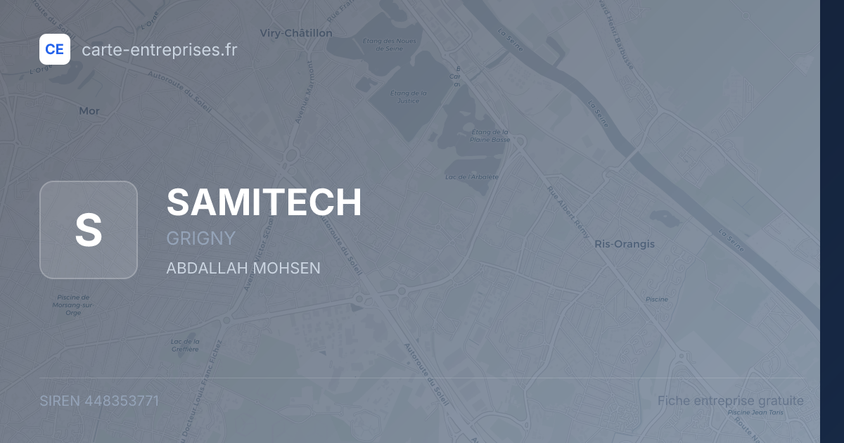 SAMITECH — 448353771 — fiche entreprise