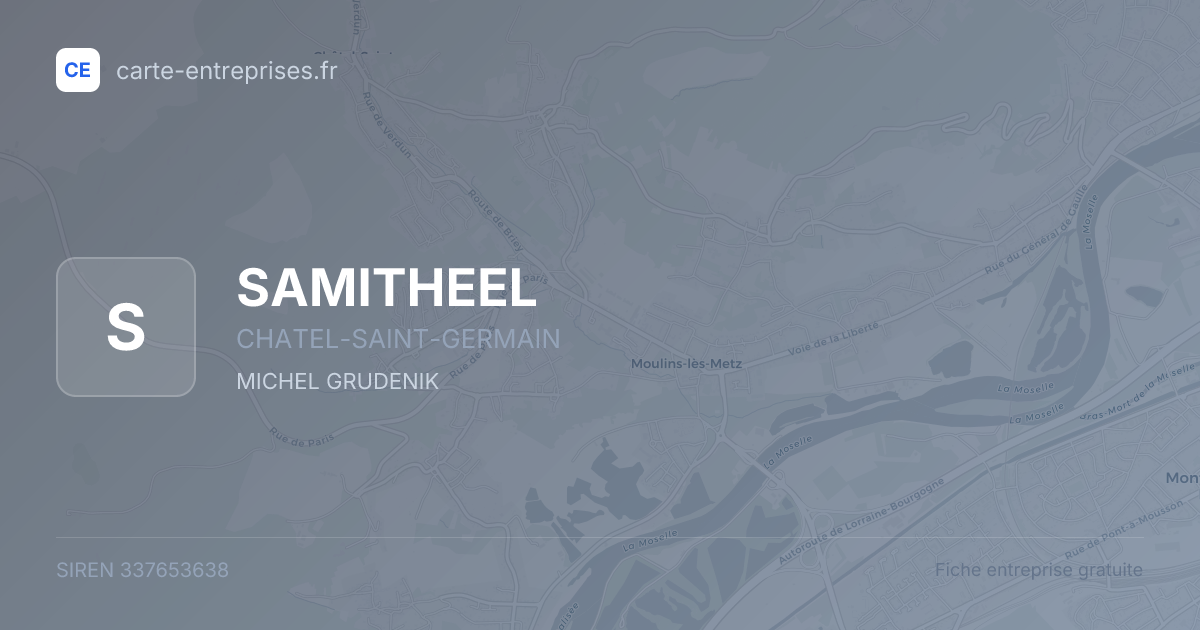 SAMITHEEL — 337653638 — fiche entreprise