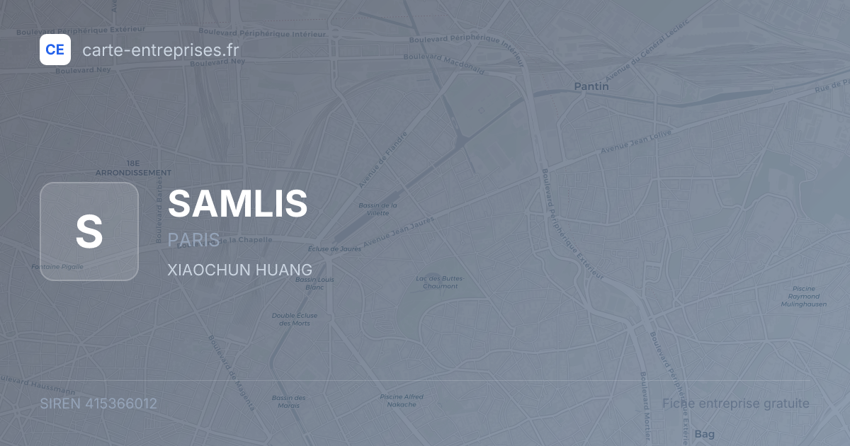 SAMLIS — 415366012 — fiche entreprise