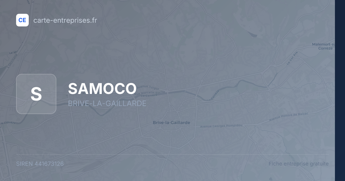 SAMOCO — 441673126 — fiche entreprise