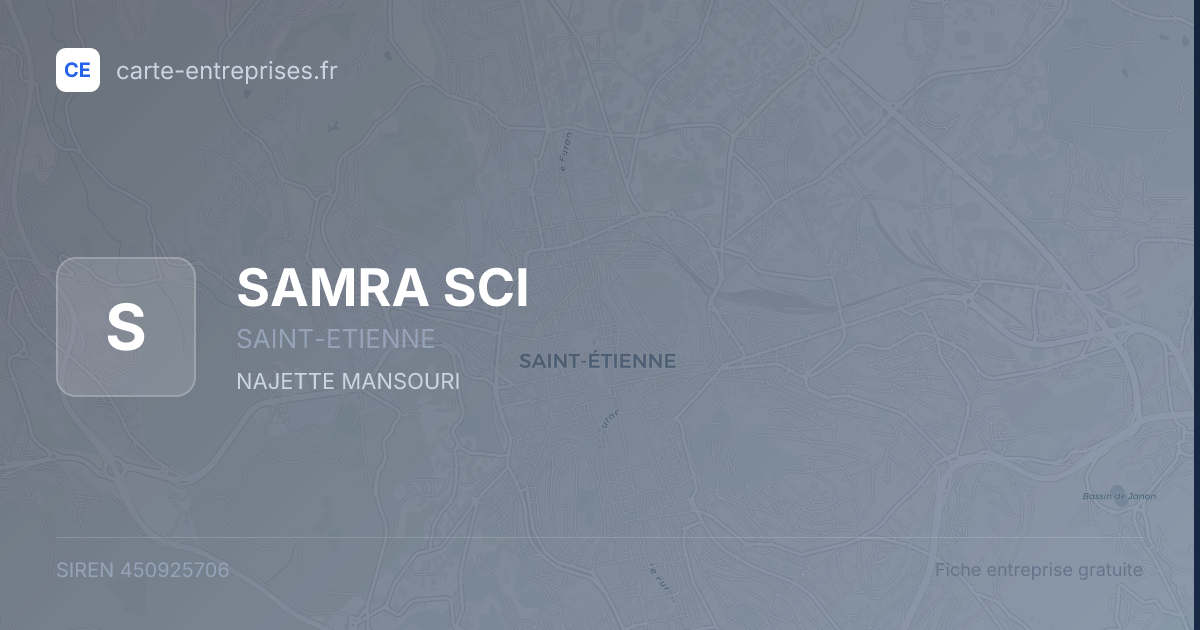 SAMRA SCI — 450925706 — fiche entreprise