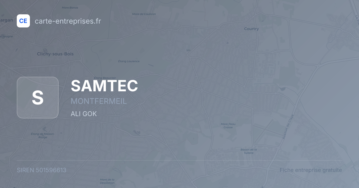 SAMTEC — 501596613 — fiche entreprise