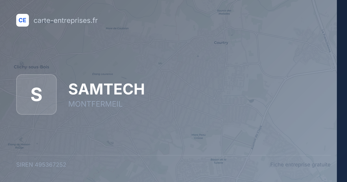SAMTECH — 495367252 — fiche entreprise