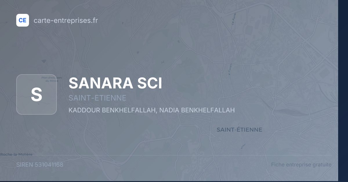 SANARA SCI — 531041168 — fiche entreprise