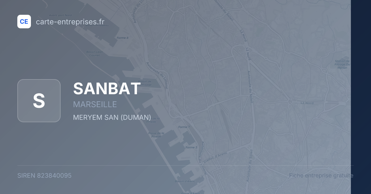 SANBAT — 823840095 — fiche entreprise