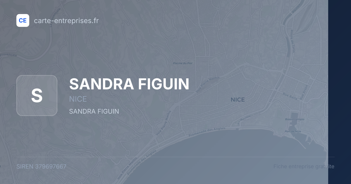 SANDRA FIGUIN — 379697667 — fiche entreprise